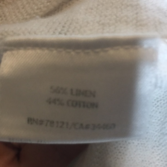 EILEEN FISHER Linen Cotton Knit Blend Open Front Long Line Springtime Cardigan - Picture 15 of 16